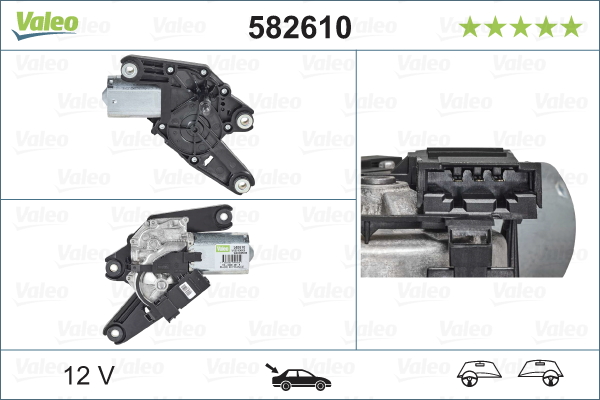 VALEO 582610 Motore tergicristallo